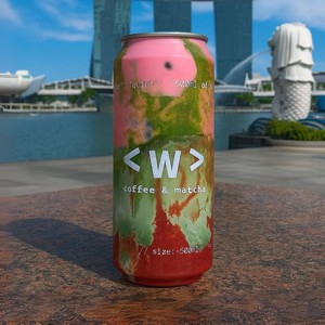 Strawberry Bandung Cold Foam Matcha